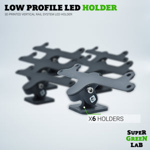 Low-profile LED holder