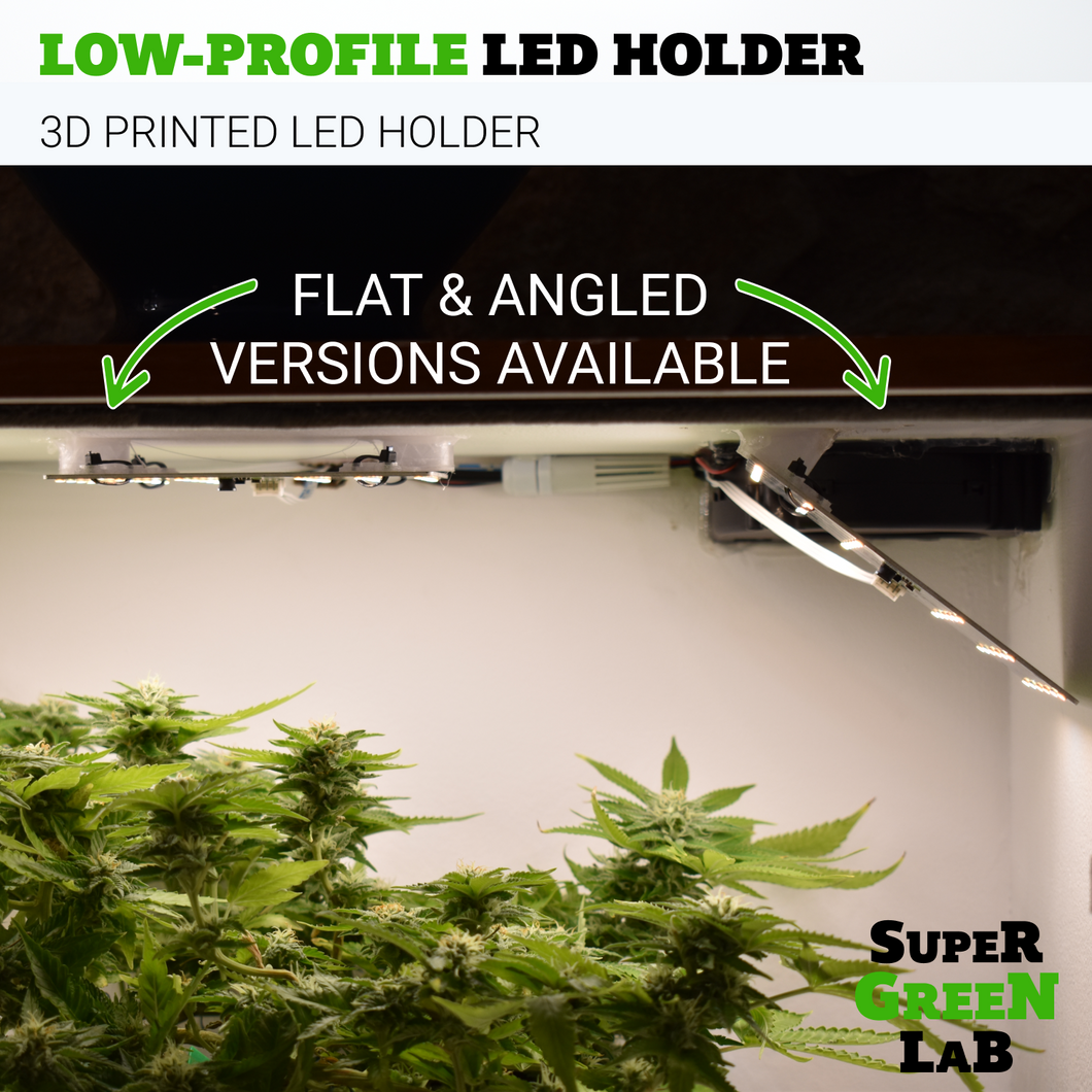 Low-profile LED holder