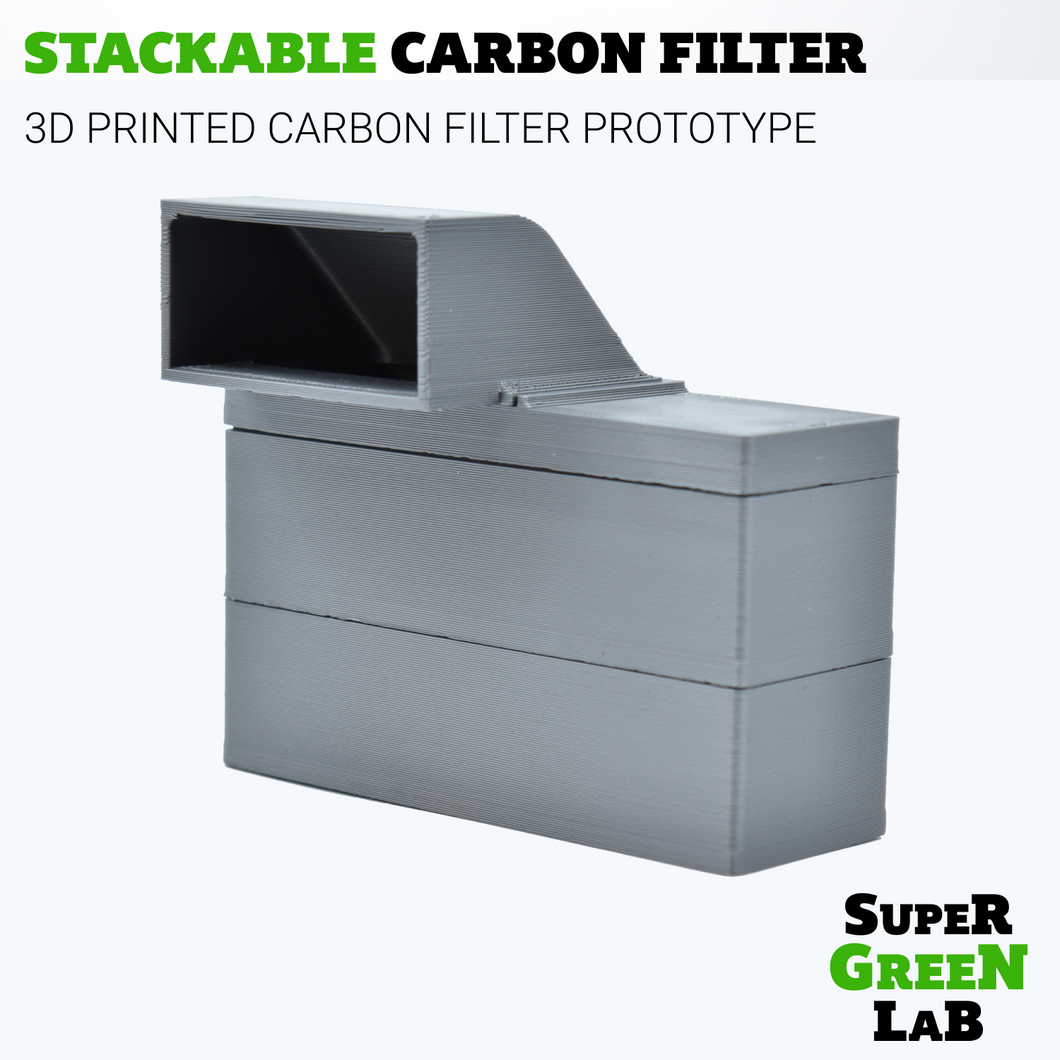 Stackable carbon filter